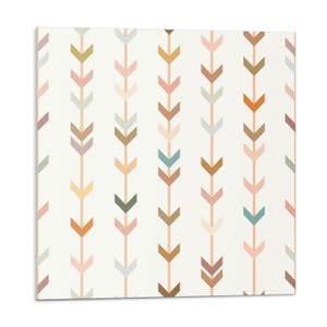 Vertical Arrow Pattern Tile Stickers, Beige Removable Tiles, Tile Stickers, Texture PVC Floor Tiles, Kitchen Tile Stickers
