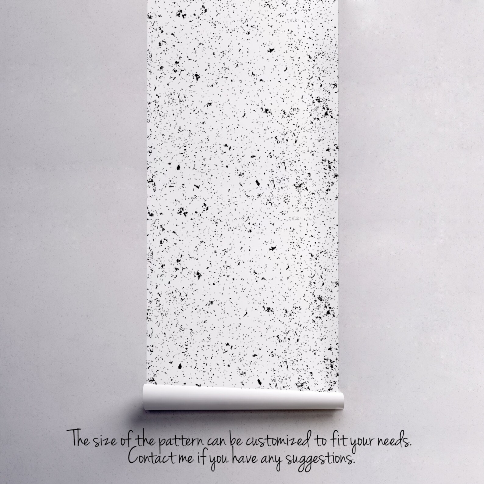 Dalmatian Spot Pattern Wallpaper Peel and Stick Animal Decor Etsy