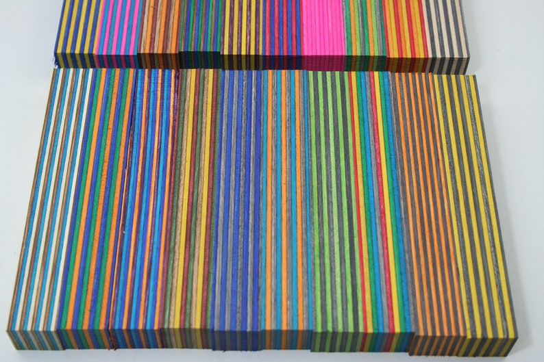 20 Laminated Wood Pen Blanks 3/4x3/4x5 l1 Etsy