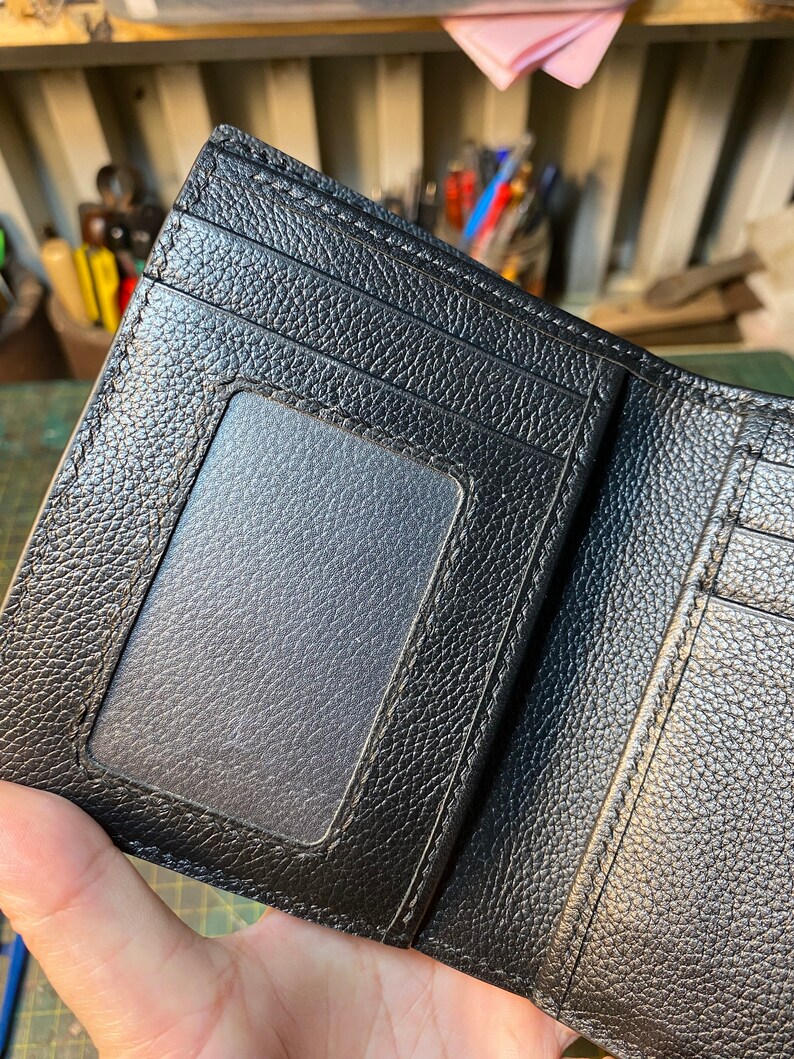 byhalinh/lion-carved leather wallet/genuine leather wallet/handmade money wallet zdjęcie 9