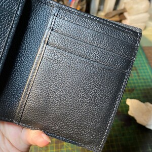 byhalinh/lion-carved leather wallet/genuine leather wallet/handmade money wallet zdjęcie 8