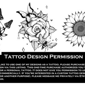 Autorizzazione a utilizzare la mia arte in un tatuaggio personale, arte Zan Schaefer, gettone tatuaggio, gettone design, disegno tatuaggio, arte del tatuaggio, arte personalizzata