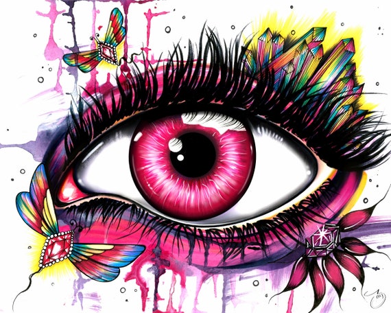 Designer Eye Remix No. 02 art piece printed on High Gloss Acrylic