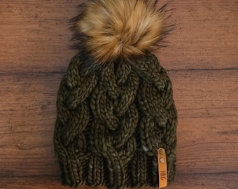 Luxury Adult Knit Merino Wool Hat