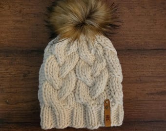 Luxury Adult Knit Merino Wool Hat
