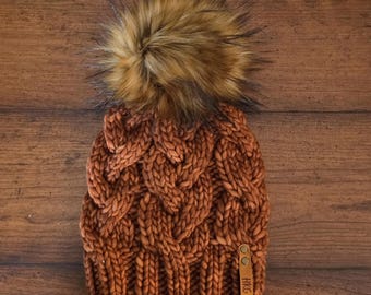 Luxury Adult Knit Merino Wool Hat