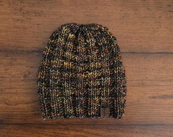 Luxury Men's Adult Merino Wool Knit Beanie - Heavy