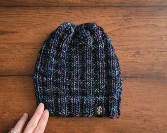 Luxury Men's Adult Merino Wool Knit Beanie - Heavy