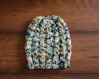 Luxury Men's Adult Merino Wool Knit Beanie - Heavy