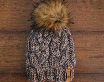 Luxury Adult Knit Merino Wool Hat