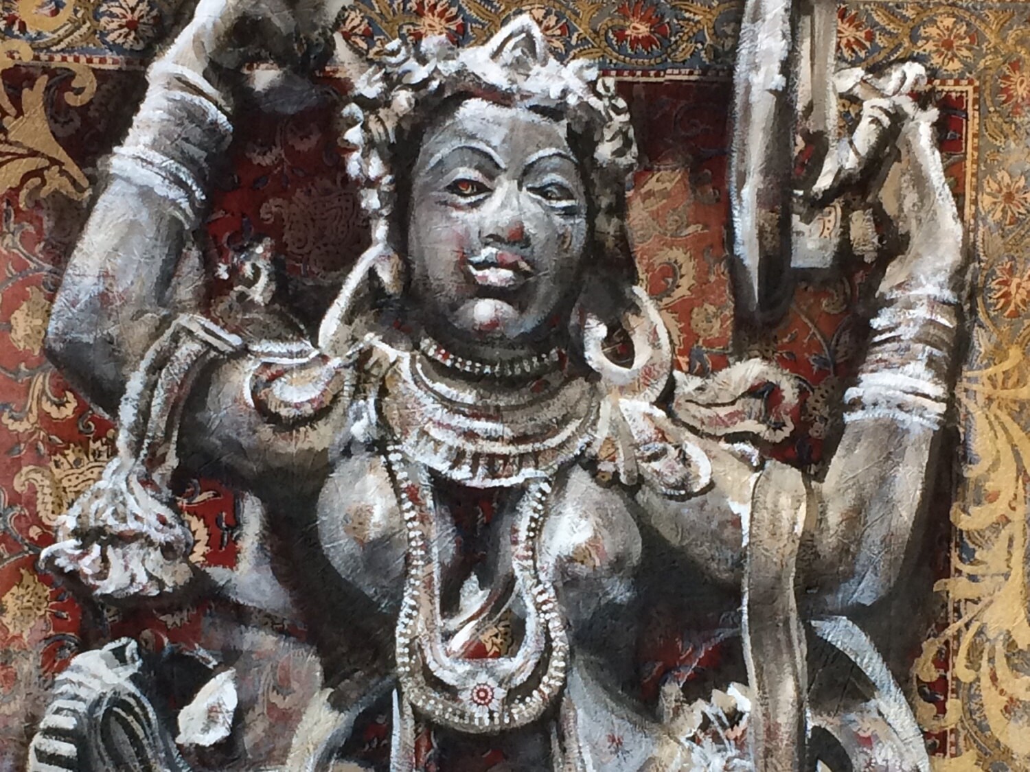 Dancing Devi and Devi With Mirror Dyptich - Etsy