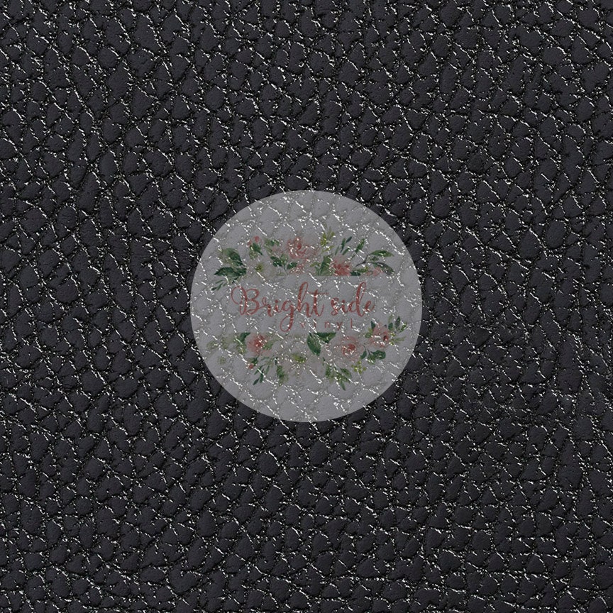 Black Leather Pattern HTV Vinyl/ 651 Adhesive Vinyl/ Printed Etsy