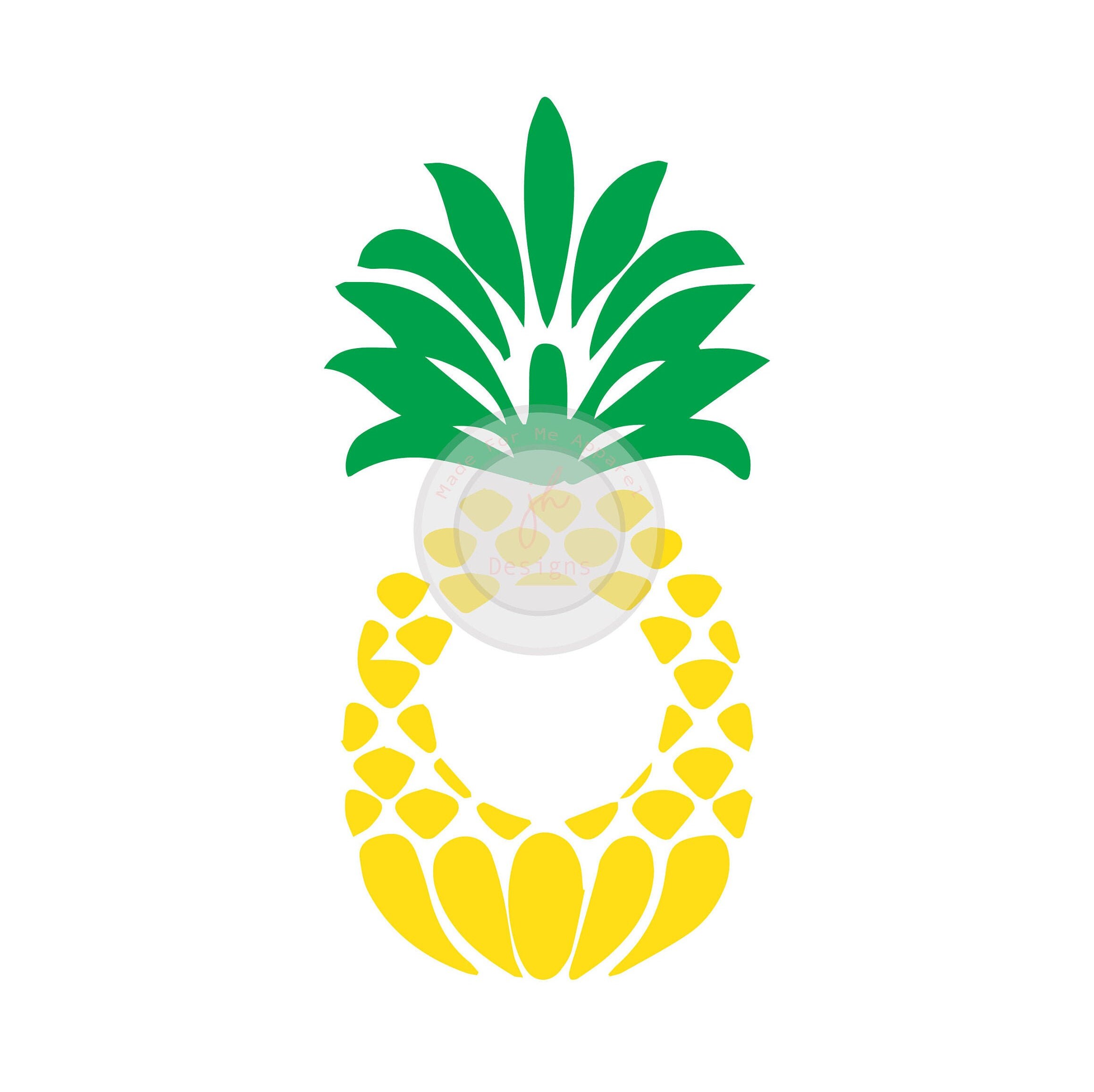 Download Pineapple Monogram Svg Pineapple Svg Etsy
