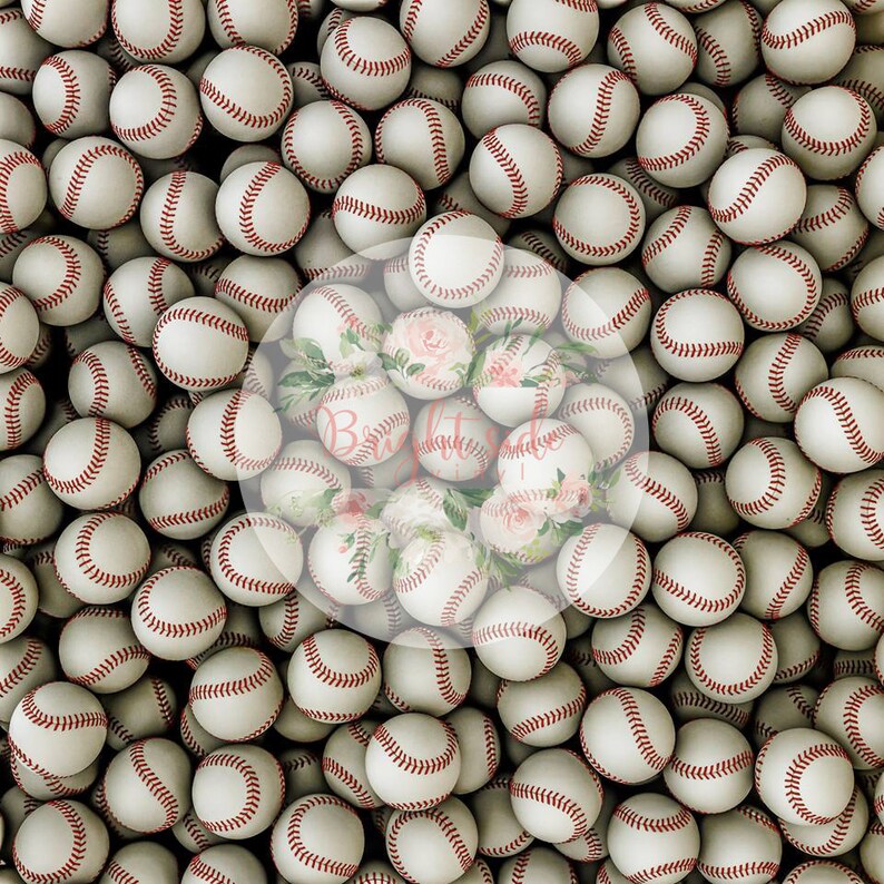 Baseball Pattern HTV Vinyl/ 651 Adhesive Vinyl/ Printed Vinyl Etsy