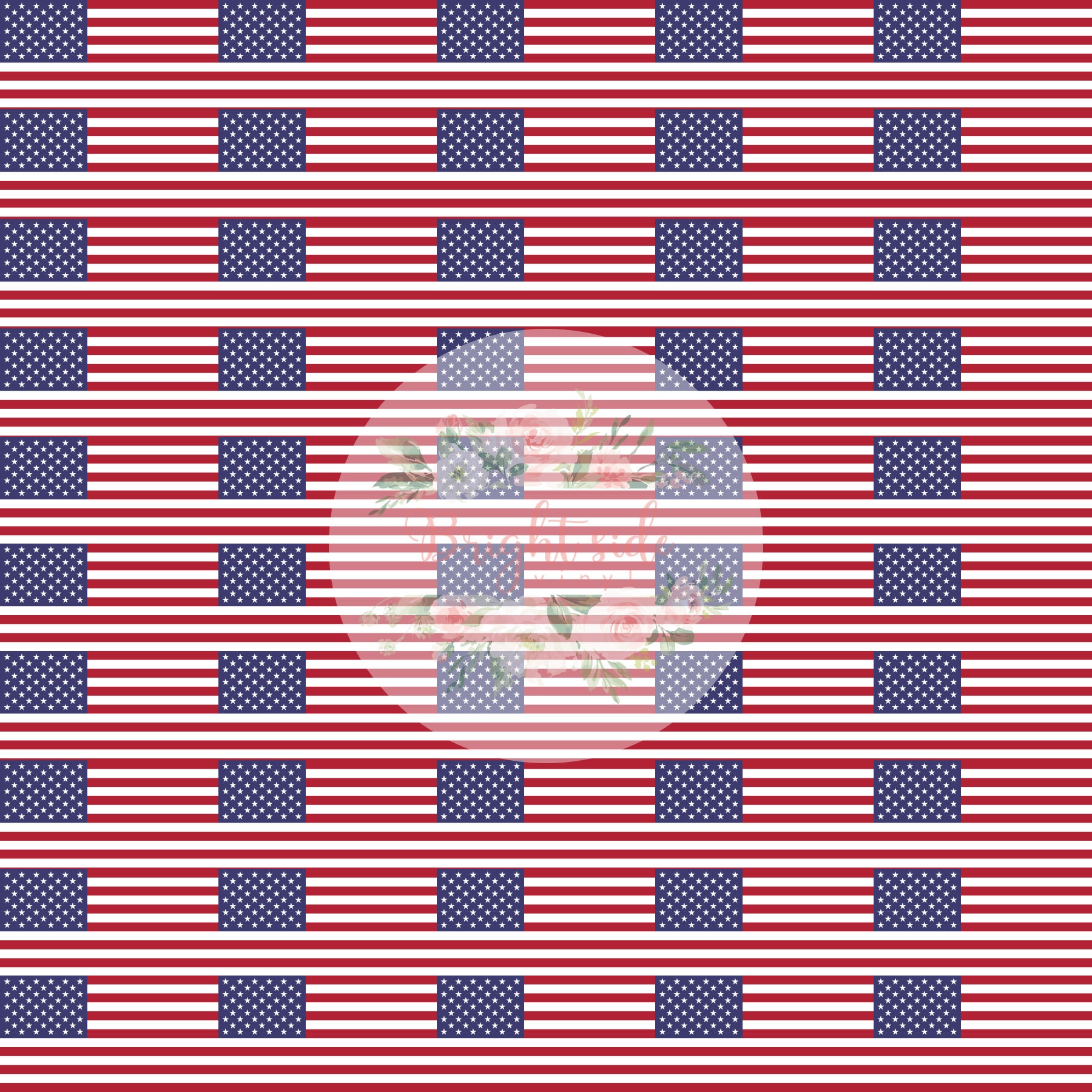 American Flag Pattern HTV Vinyl/ 651 Adhesive Vinyl/ Printed Etsy