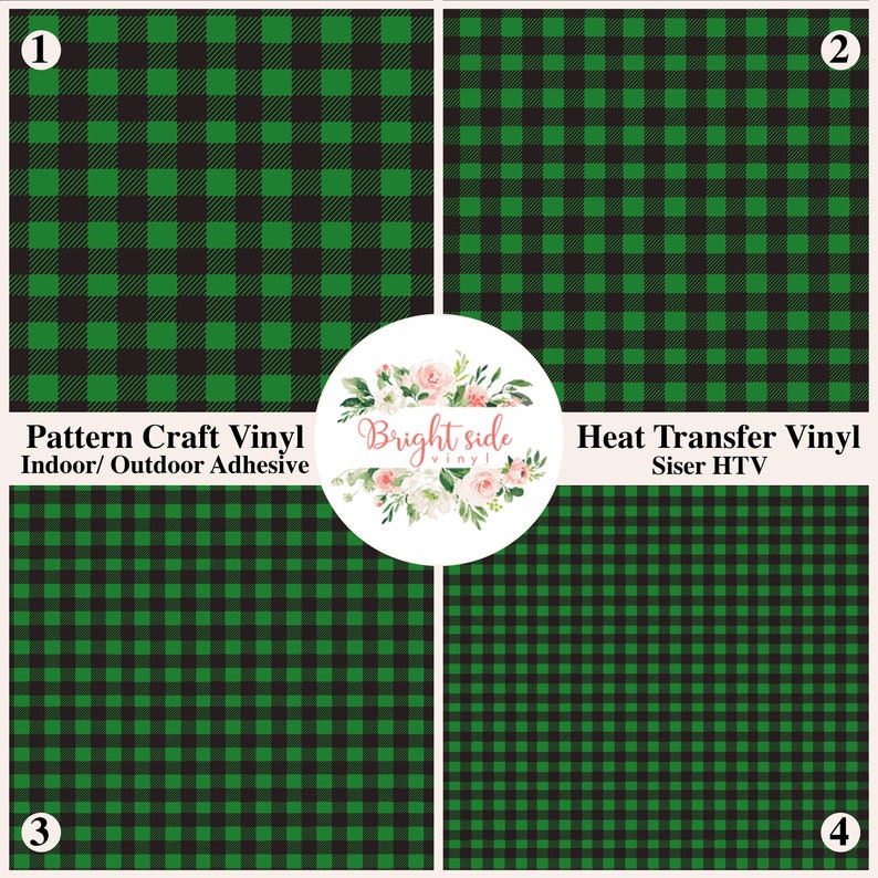 green plaid htv