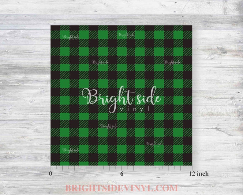 green plaid htv