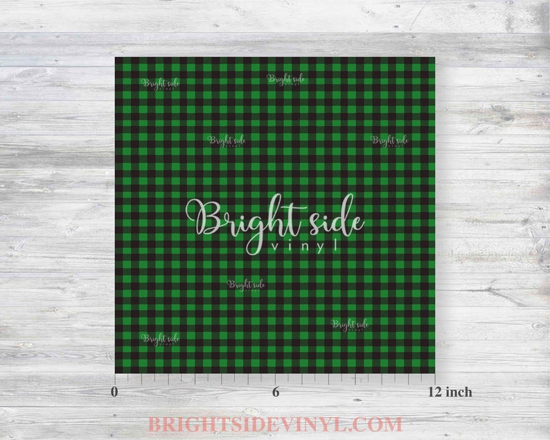 green plaid htv