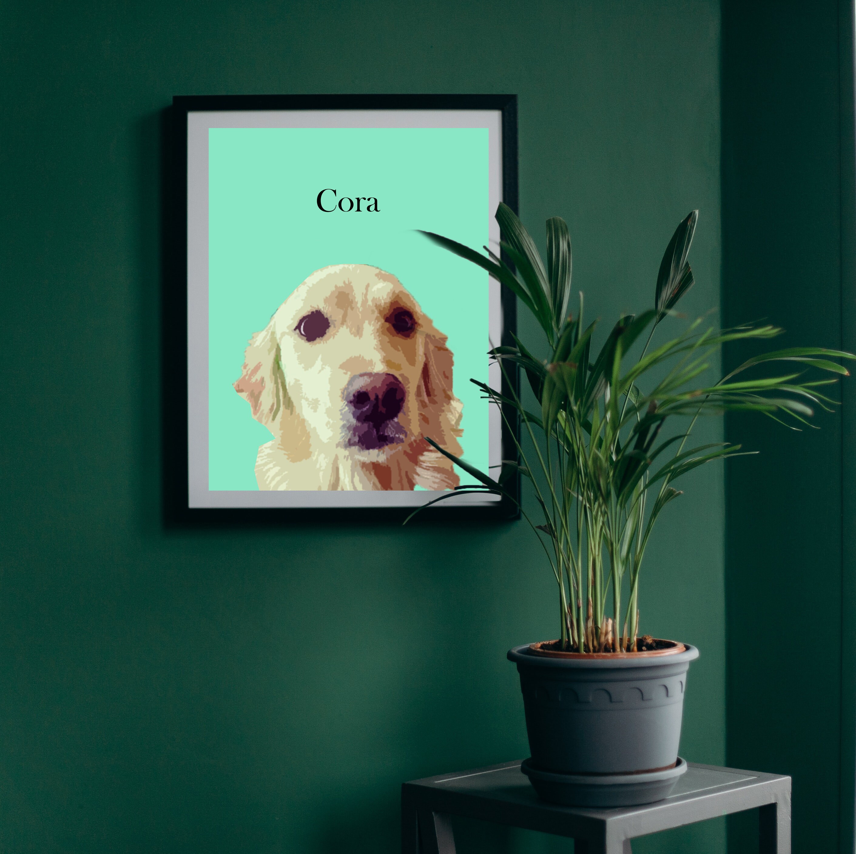 Custom Pet Portrait, Digital Download, Personalized Pet Portrait