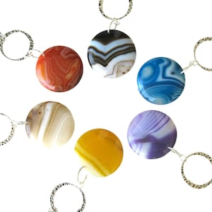 Agate Ceiling Light & Fan Chain Pull - Agate Stone Attachments - Home Décor