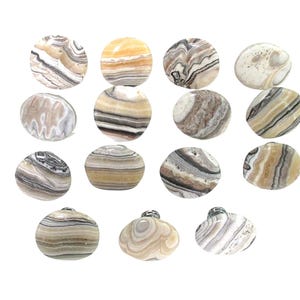 X-Large Lace Calcite Stone Knobs - Home Décor