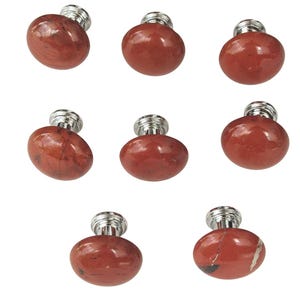 Red Jasper Round Knobs