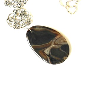 Modern Agate Stone Light & Fan Chain Pull Attachment - Gemstone Attachment - Home Decor