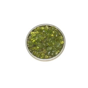 Peridot Quartz Crystal Knob – Olivine Stone Drawer Pull