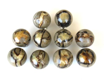 Septarian Lamp Finial - Orb Stone Finial - Home Décor