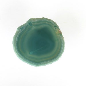 One (1) Tieback - Large Green Agate Curtain Tieback - Curtain Holdback - Home Décor