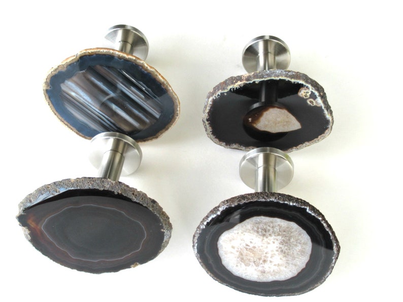 Home D\u00e9cor Black Agate Curtain Tiebacks