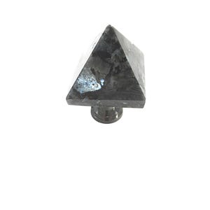 Larvikite Pyramid Stone Knob - Norwegian Moonstone Stones - Home Decor
