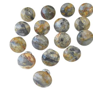 Crazy Lace Agate Stone Knob