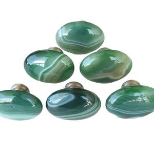 Green Agate Knob – Home Décor