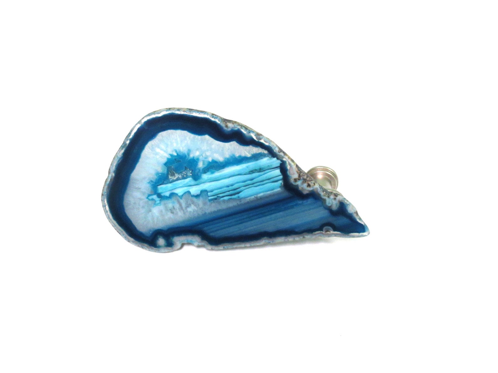 Un 1 Mango Mango de ágata azul turquesa Mangos de | Etsy