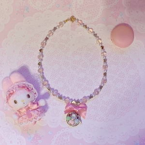 Cute Macaron Dessert Princess Necklace