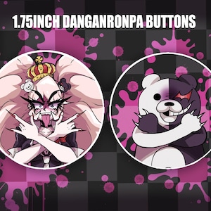 Boutons Danganronpa de 1,75 pouce