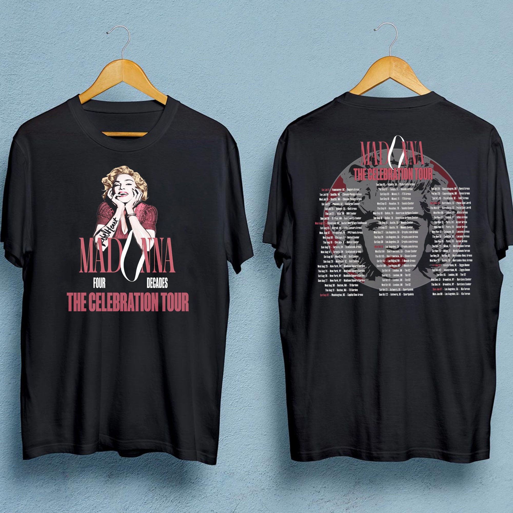 Discover マドンナ メンズ レディース Tシャツ Madonna 2023 Tour