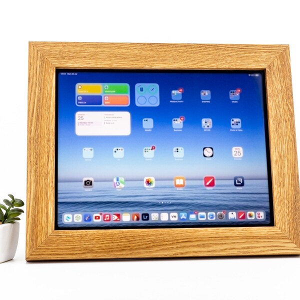 Wood Tablet Stand Etsy
