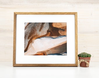 Super Thin Natural Oak Picture Frame, Handmade Modern Photo Frame, Custom Sizes, Choose Matboard Color A1, A3, A4, 12x18, 16x20, 24x36 10x10