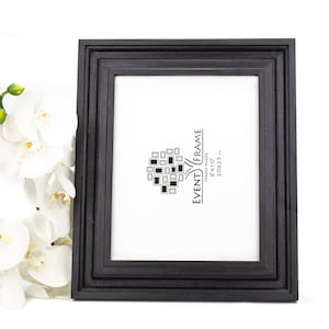 Elegancka czarna drewniana rama na sztukę ścienną, ręcznie robiona płaska rama na zdjęcia, dowolny niestandardowy rozmiar A4, A3, A2, A1, 8x10, 9x12, 11x14, 16x20, 24x18