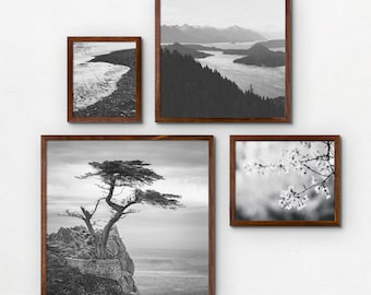 Thin Edge Solid Walnut Hardwood Frame, Custom Photo Frame, Minimalism Wall Art Decor, Handmade Simple Frame A1 A2 A4 8x8 16x20 18x24 20x30