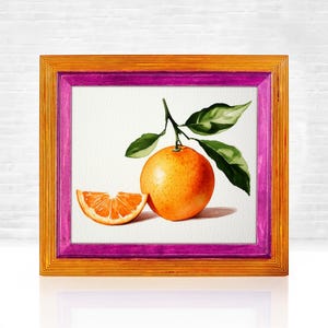 Yellow + Purple Custom Frame, Two Tone Picture Frame, Family Picture Frame, Sizes A5 A4, A3, 8x10, 11x14, 11x17, 12x16, 18x24, 24x36, 10x12
