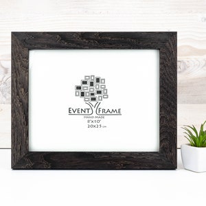Handmade Picture Frame from Black Oak Hardwood, Wooden Photo Frame, Custom Sizes  A5 A4 A3 A2 A1 6x8 8x8 8x10 10x10 8x12 11x14 18x24 20x30