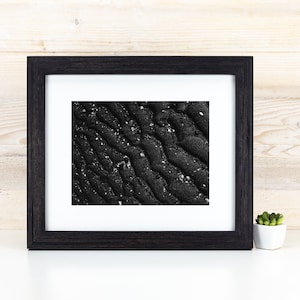 Black Picture Frame with Mat, Stripy Design Custom Photo Frame, Handmade, Choose Matboard Color A1 A2 A4 8x10 12x18 11x14 16x20 20x30 24x36