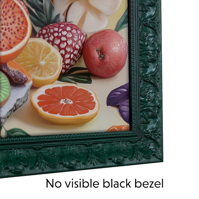 green tv frame