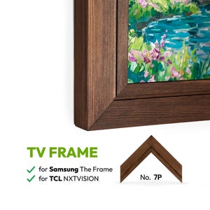 Dennenhouten tv-lijst, Samsung The Frame/PRO, Hisense, TCL, aanpasbare televisiering