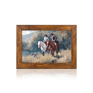 Oak Wood Photo Frame, Brown Rustic Picture Frame, Any Custom Size Gallery Frame A4, A3, A2, A1, 4x6, 5x7, 8x10,  9x12, 10x14,  16x20, 18x24