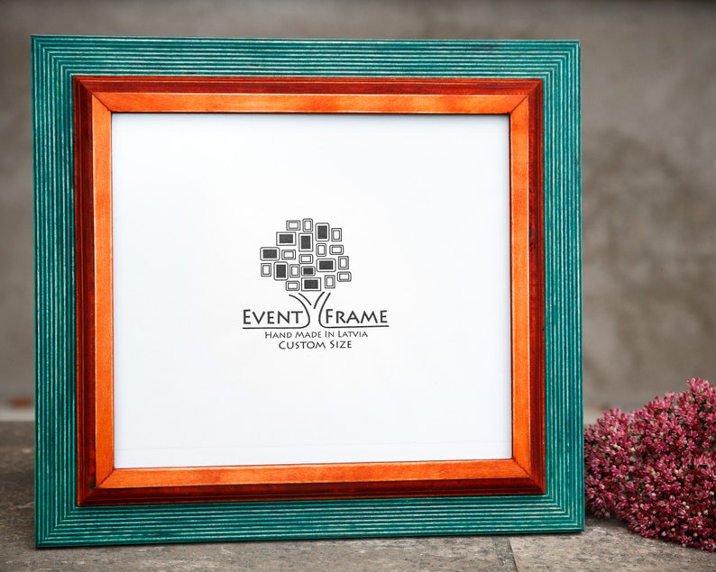 Red Picture Frame Wood Photo Frame Rustic Frame SIZES 4x4 4x6 5x5 5x7 5.5x8.5 6x6 6x8 7x7 7x9 8x8 8x10 10x10 8x12 8.5x11 11x14