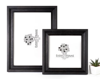 Black Birch Hardwood Picture Frame, wall hanging gift, 8x10 frame, 11x14 frame, photography wall decor, diploma frame wall hanging